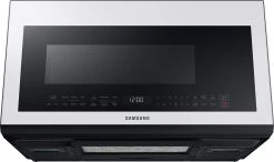 Samsung ME21B706B12 Bespoke Over-the-Range Microwave 2.1 Cu. Ft. With Sensor Cooking In White Glass -Kitchenware Sales Shop Samsung ME21B706B12 8