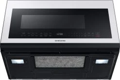 Samsung ME21B706B12 Bespoke Over-the-Range Microwave 2.1 Cu. Ft. With Sensor Cooking In White Glass -Kitchenware Sales Shop Samsung ME21B706B12 9