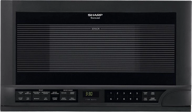 Sharp R1210TY 1.5 Cu. Ft. Countertop Microwave - Black 1 Sharp R1210TY 1.5 Cu. Ft. Countertop Microwave - Black