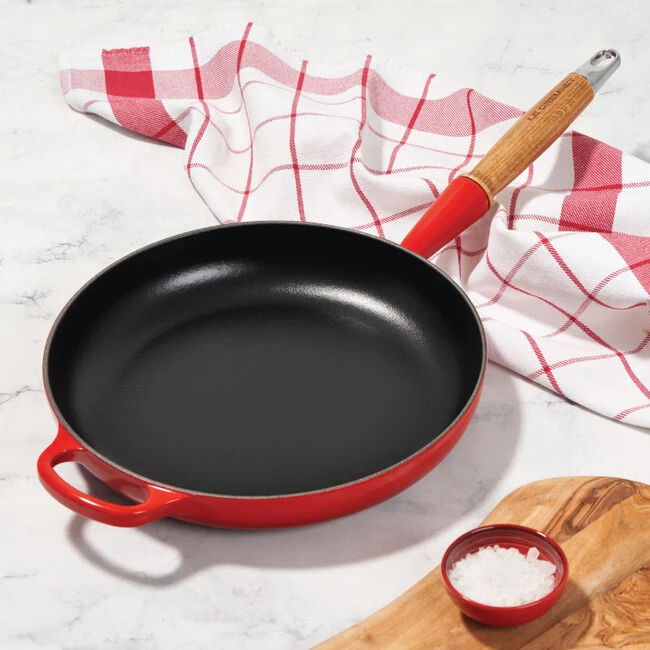 Le Creuset Alpine Wood Handle Fry Pan 2 Le Creuset Alpine Wood Handle Fry Pan - Image 2