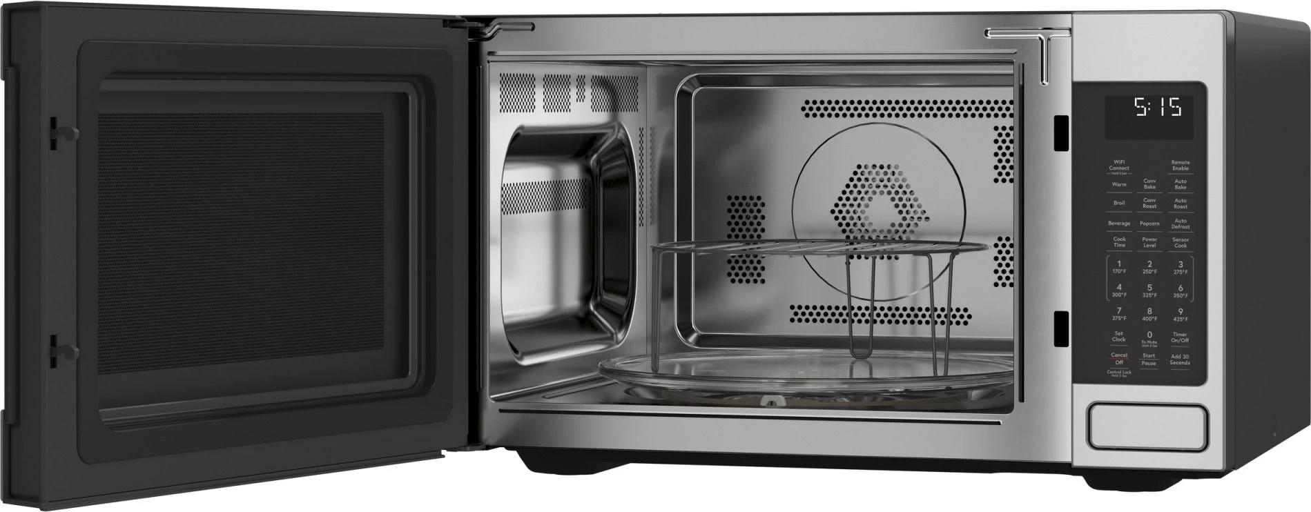 Cafe CEB515P2NSS 1.5 Cu. Ft. Countertop Convection/Smart Microwave Oven - Stainless Steel - Image 3