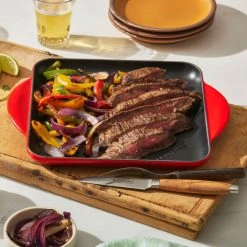 Le Creuset Square Griddle -Kitchenware Sales Shop cerise square griddle g2