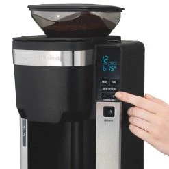 Hamilton Beach 12 Cup Programmable Coffee Maker With Automatic Grounds Dispenser -Kitchenware Sales Shop coffee maker autotmatic dispenser 45400 04