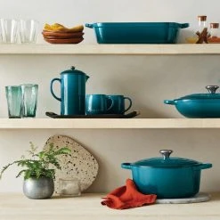 Le Creuset Signature Roaster -Kitchenware Sales Shop deep teal g8