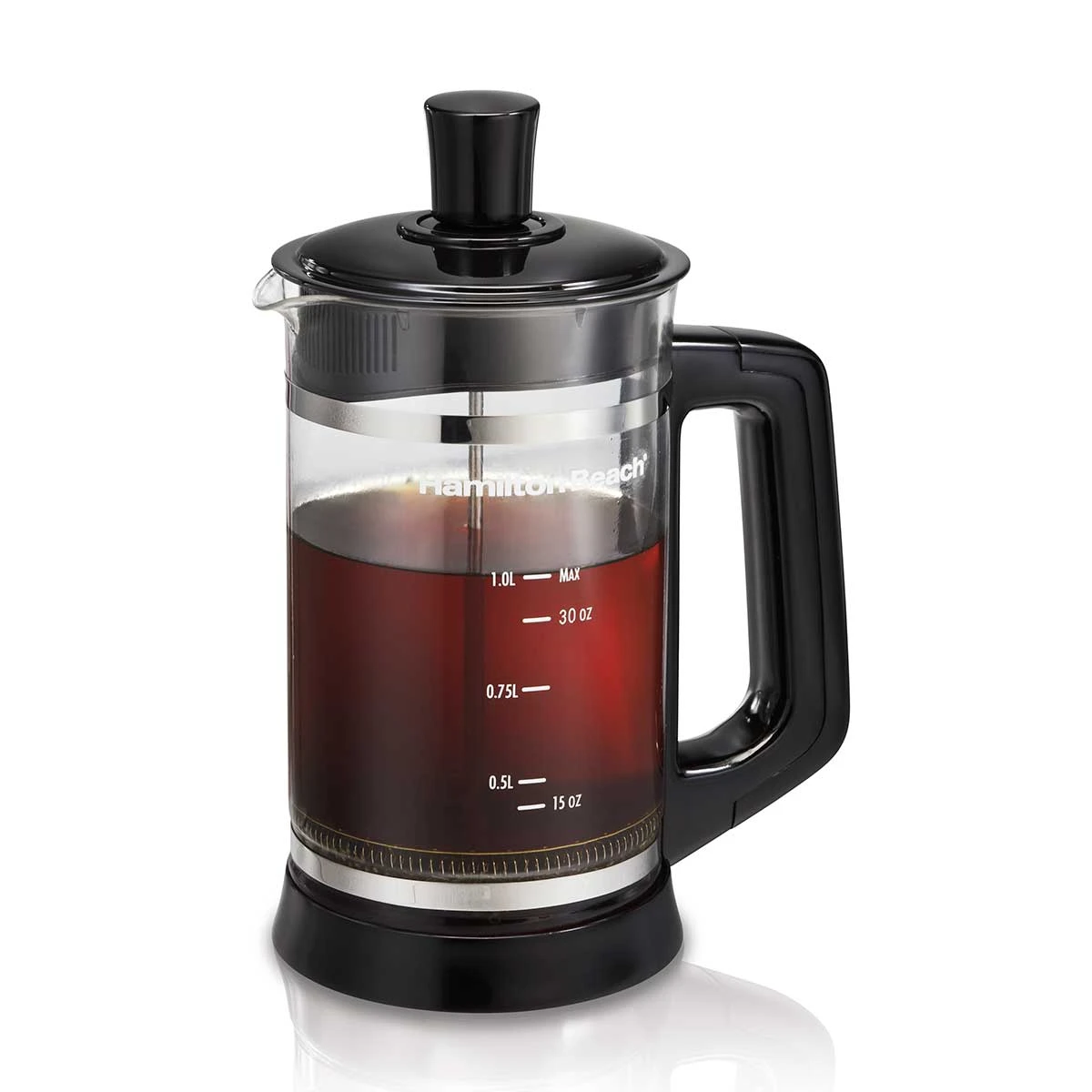 Hamilton Beach French Press Coffee Maker With Cocoa Attachment 3 Hamilton Beach French Press Coffee Maker With Cocoa Attachment - Image 3