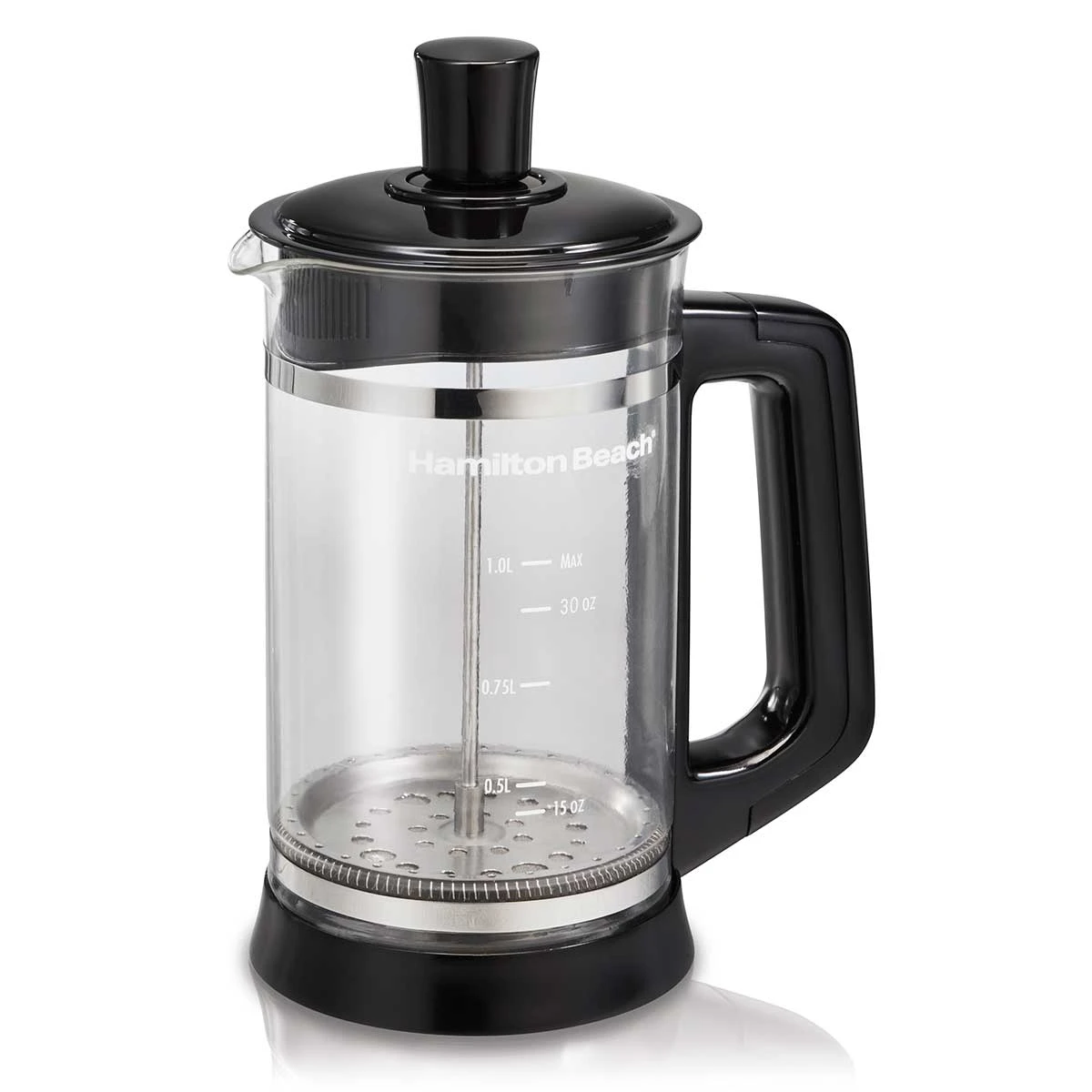 Hamilton Beach French Press Coffee Maker With Cocoa Attachment 5 Hamilton Beach French Press Coffee Maker With Cocoa Attachment - Image 5