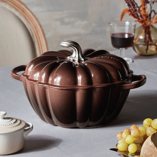 Le Creuset Pumpkin Cocotte 5 Le Creuset Pumpkin Cocotte - Image 5