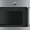 GE JNM3163RJSS 1.6 Cu. Ft. Over The Range Microwave Oven, 1000 W, 300 CFM - Stainless Steel