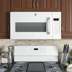 GE JVM7195DKWW 1.9 Cu. Ft. Over The Range Sensor Microwave Oven - White -Kitchenware Sales Shop ge jvm7195dkww 12
