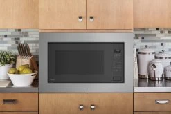 GE PEB7227DLBB Profile 24" Built-In/Countertop 2.2 Cu. Ft. 1100 W Microwave - Black -Kitchenware Sales Shop ge profile peb7227dlbb
