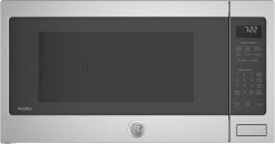 GE PES7227SLSS Profile 24" Countertop 2.2 Cu. Ft. 1100 W Microwave - Stainless Steel