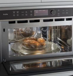 GE PWB7030SLSS Profile 30" Convection Oven And Microwave - Two In One Combination, Stainless Steel -Kitchenware Sales Shop ge profile pwb7030slss 1
