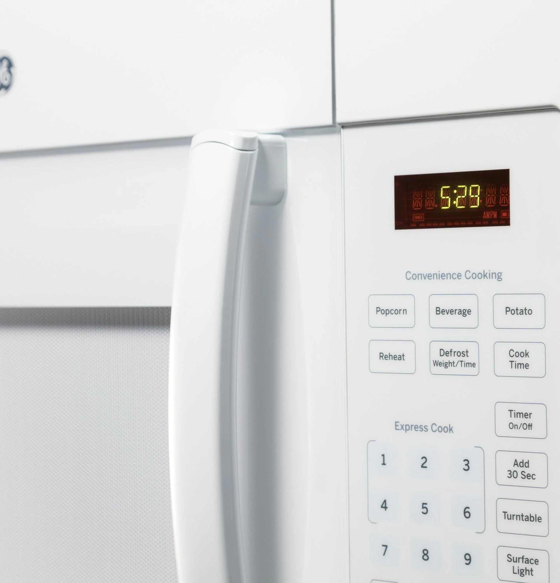 GE JVM3160DFWW 1.6 Cu. Ft. Over-the-Range Microwave Oven - White - Image 4