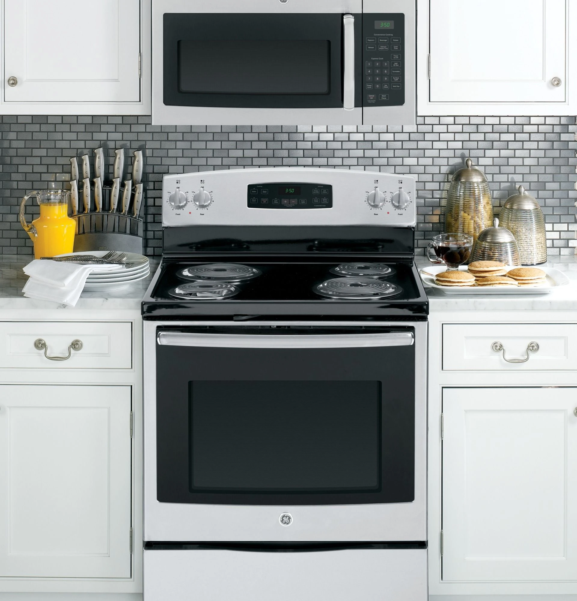 GE JVM3160RFSS 1.6 Cu. Ft. Over-the-Range Microwave Oven - Stainless Steel - Image 3