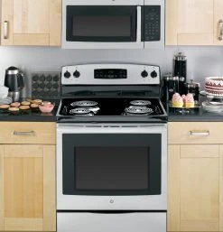 GE JVM3160RFSS 1.6 Cu. Ft. Over-the-Range Microwave Oven - Stainless Steel -Kitchenware Sales Shop jvm3160rfss ge 16 cu ft over the range microwave oven stainless steel 12