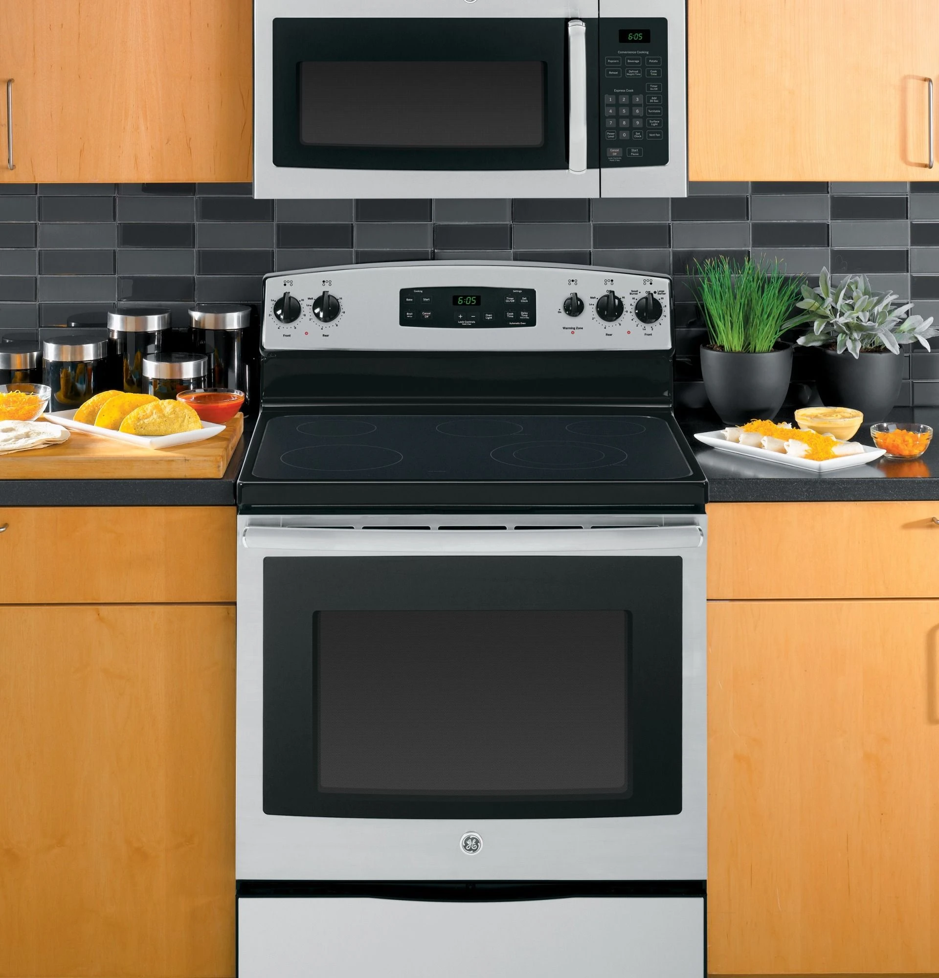 GE JVM3160RFSS 1.6 Cu. Ft. Over-the-Range Microwave Oven - Stainless Steel - Image 10