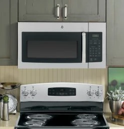 GE JVM3160RFSS 1.6 Cu. Ft. Over-the-Range Microwave Oven - Stainless Steel -Kitchenware Sales Shop jvm3160rfss ge 16 cu ft over the range microwave oven stainless steel 6