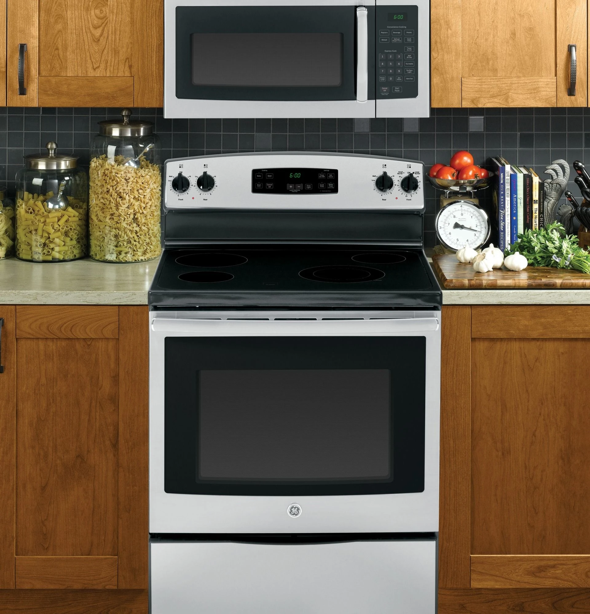 GE JVM3160RFSS 1.6 Cu. Ft. Over-the-Range Microwave Oven - Stainless Steel - Image 4