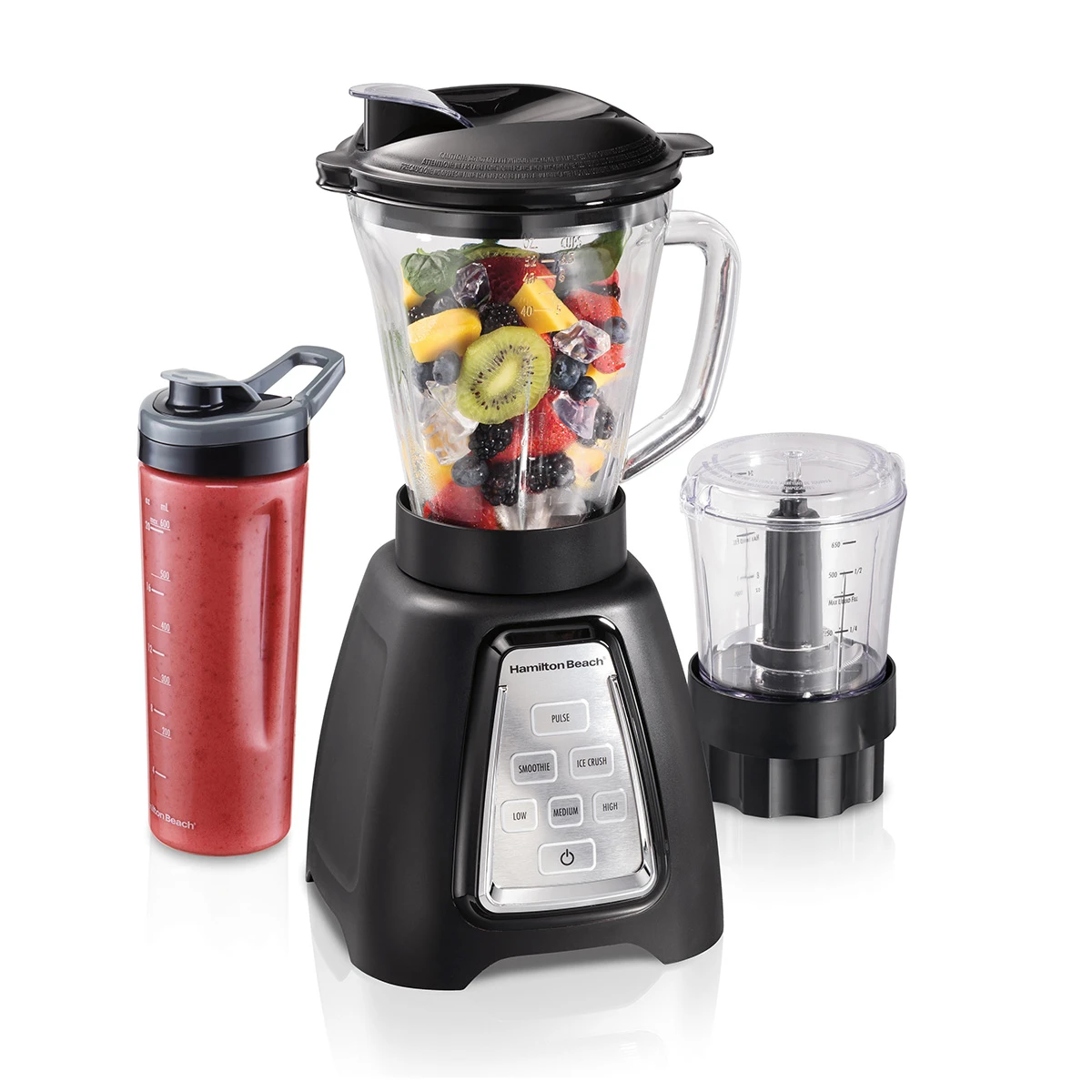 Hamilton Beach MultiBlend® System With Glass Jar 1 Hamilton Beach MultiBlend® System With Glass Jar