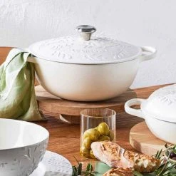 Le Creuset Olive Branch Collection Signature Chef's Oven -Kitchenware Sales Shop ob soup pot g4