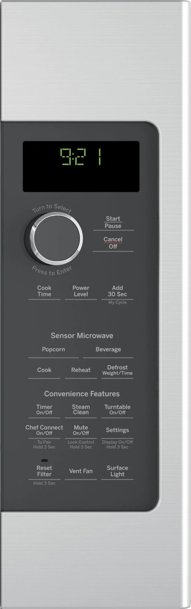 GE PVM9215SKSS Profile 2.1 Cu. Ft. Over The Range Sensor Microwave - Stainless Steel - Image 2