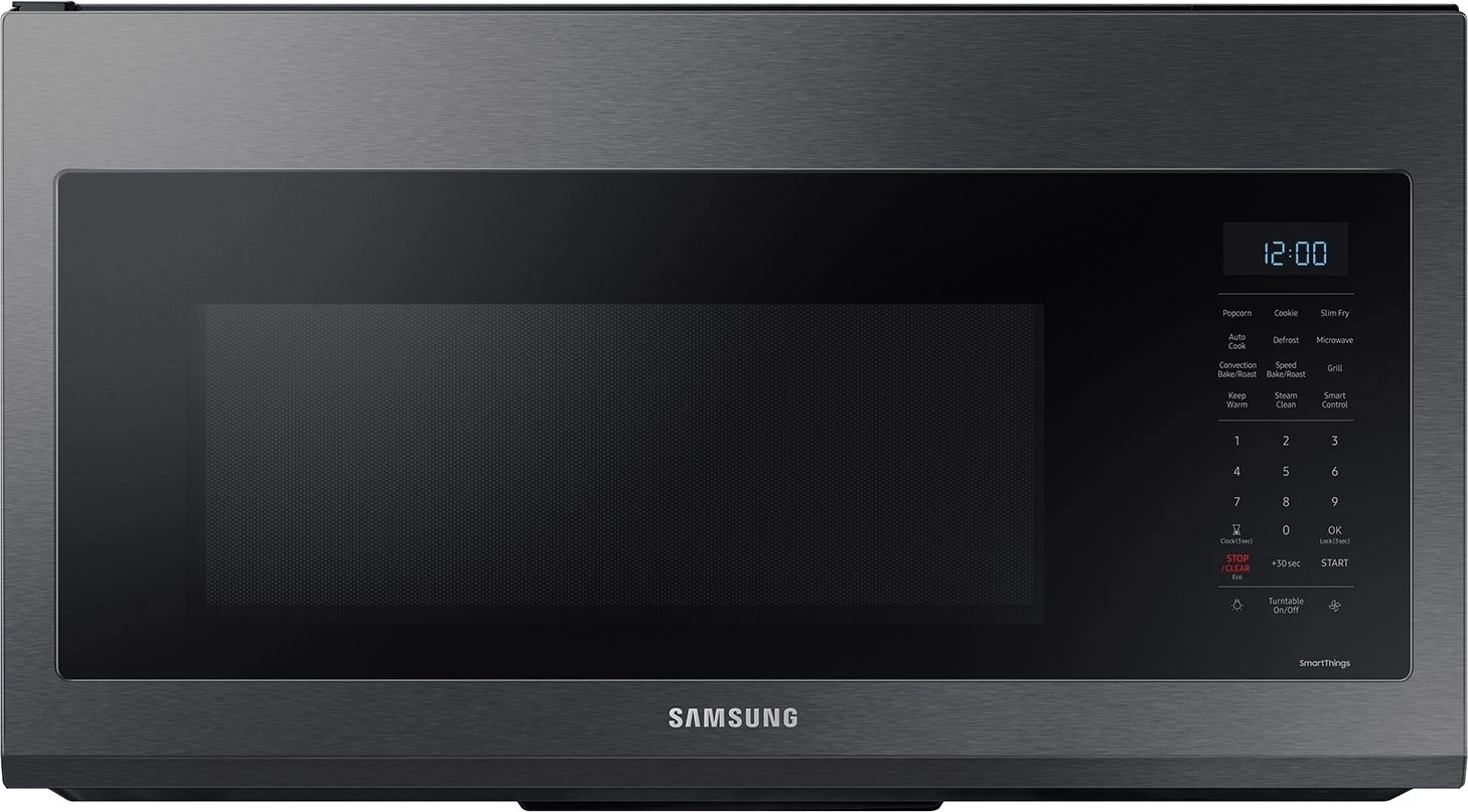 Samsung MC17T8000CG 1.7 Cu Ft. Smart Over-the-Range Microwave With Convection & Slim Fry In Black Stainless Steel 1 Samsung MC17T8000CG 1.7 Cu Ft. Smart Over-the-Range Microwave With Convection & Slim Fry In Black Stainless Steel