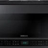 Samsung ME21R7051SG 2.1 Cu. Ft. Over-the-Range Microwave With Sensor Cooking In Fingerprint Resistant Black Stainless Steel