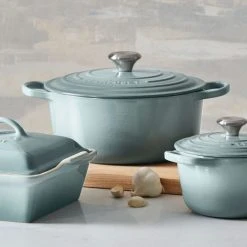 Le Creuset Round Dutch Oven -Kitchenware Sales Shop sea salt rdo grouping1