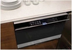 Sharp SMD2489ES | 24" Hidden Controls, Flushmount Microwave Drawer, Wifi - Stainless Steel, Wave2Open Door -Kitchenware Sales Shop smd2489es 24 hidden controls flushmount microwave drawer wifi stainless steel wave2open door 2