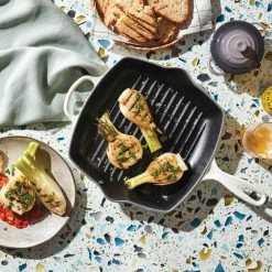 Le Creuset Signature Square Skillet Grill -Kitchenware Sales Shop square skillet grill g1