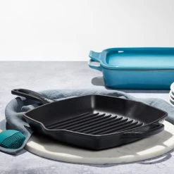Le Creuset Signature Square Skillet Grill -Kitchenware Sales Shop square skillet grill g2