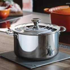 Le Creuset Signature Stainless Steel Stockpot 11 Le Creuset Signature Stainless Steel Stockpot -Kitchenware Sales Shop ss stockpot 7qt 4