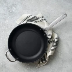 Le Creuset Toughened Nonstick PRO Deep Fry Pan 11 Le Creuset Toughened Nonstick PRO Deep Fry Pan -Kitchenware Sales Shop tnsp deep11 Inch DeepFry lpr