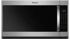 Whirlpool WMH53521HZ 2.1 Cu. Ft. Over The Range Microwave, Steam Cooking - Stainless Stainless