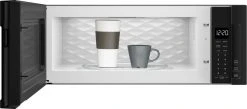 Whirlpool WML55011HB 30" Low Profile Microwave, Vent Hood - 400 CFM, Black -Kitchenware Sales Shop whirlpool wml55011hb 1