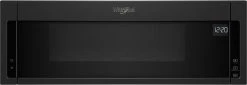 Whirlpool WML55011HB 30" Low Profile Microwave, Vent Hood - 400 CFM, Black