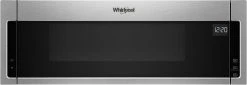 Whirlpool WML55011HS 30" Low Profile Microwave, Vent Hood - 400 CFM, Stainless Steel