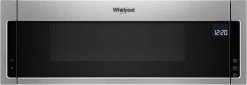 Whirlpool WML75011HZ 1.1 Cu. Ft. Low Profile Microwave - Over The Range Ventilation
